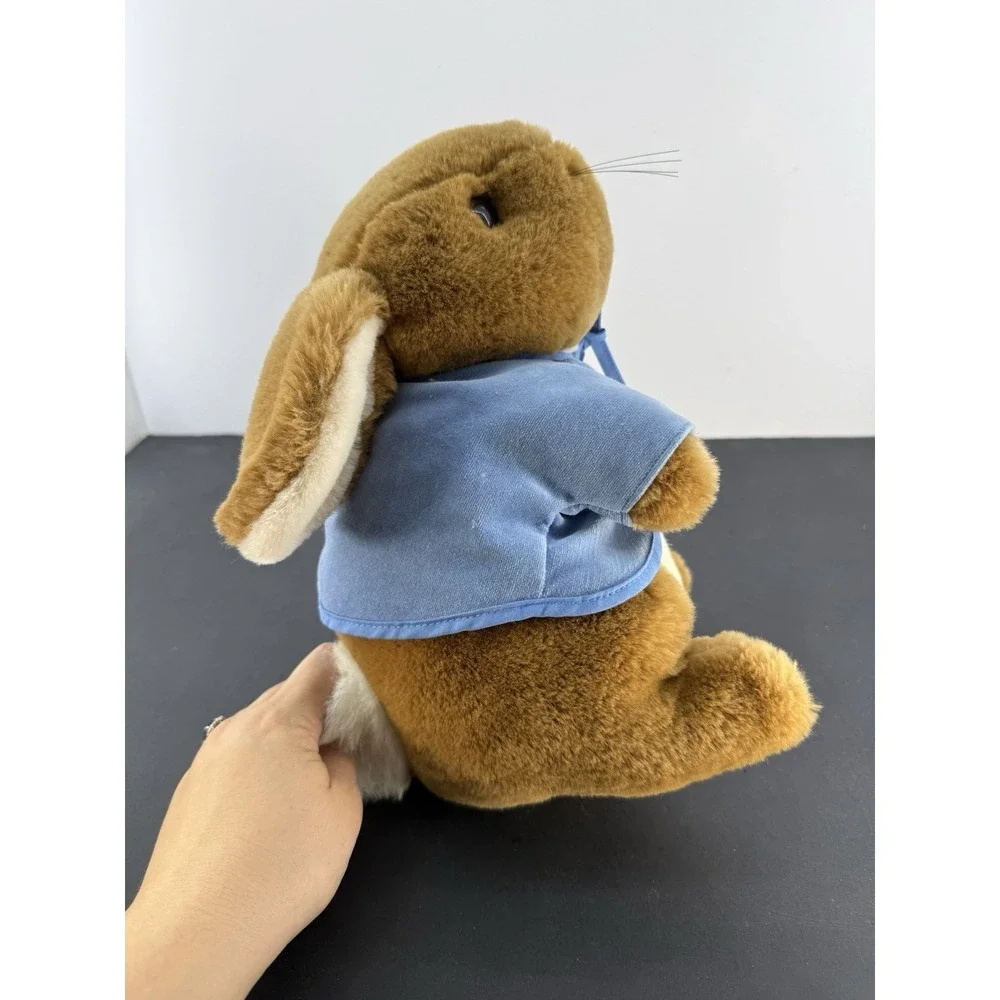 EDEN Toys Beatrix Potter Peter Rabbit 7 inch Bunny Plush Stuffed Animal BlueCoat